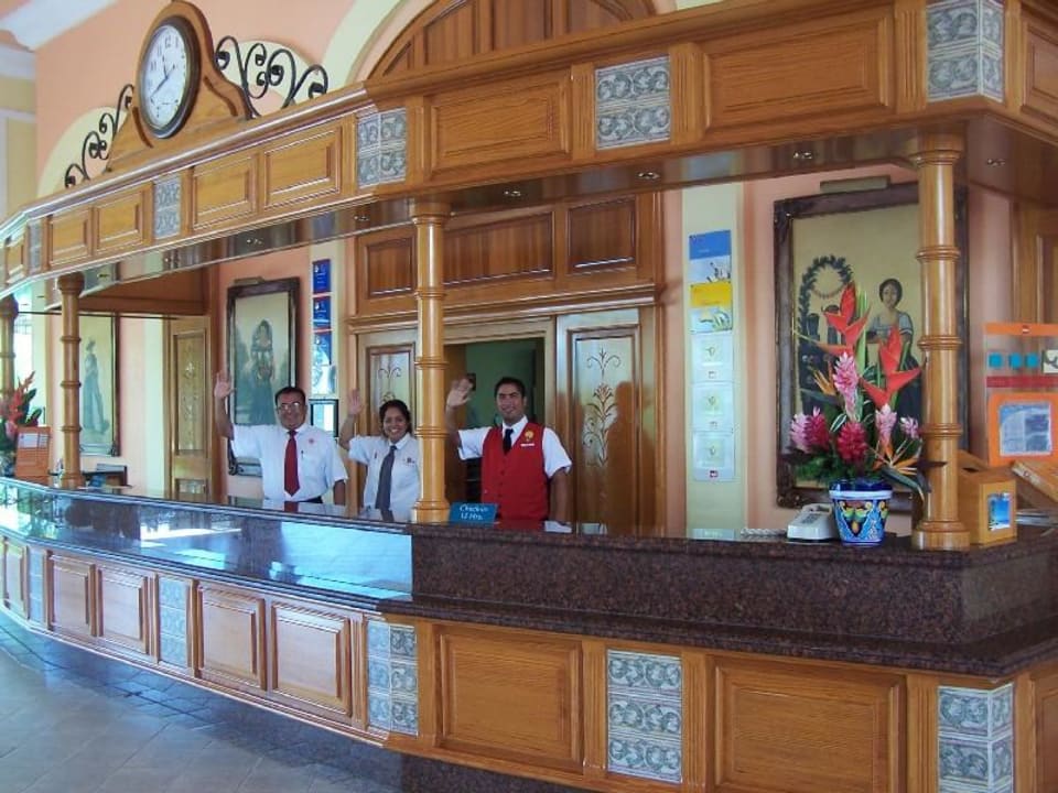 Die Rezeption im RIU Tequila Hotel Riu Tequila