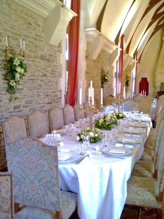 Table d'honneur Hotel Chateau De La Colaissiere