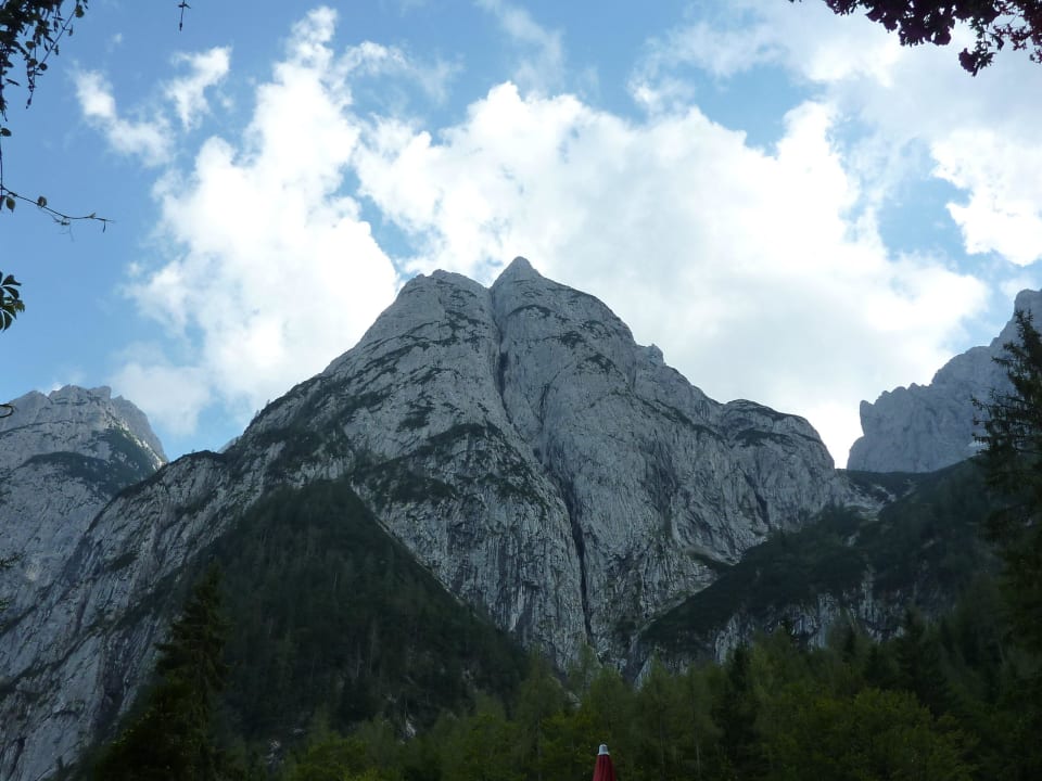 Ausblick über das Kaisergebirge Alpengasthaus Griesner Alm