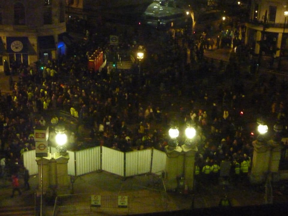 Ausblick aus Zimmer 336 The Clermont London, Charing Cross