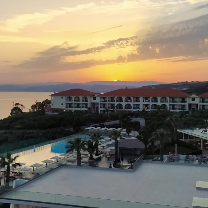 Ausblick Akrathos Beach Hotel