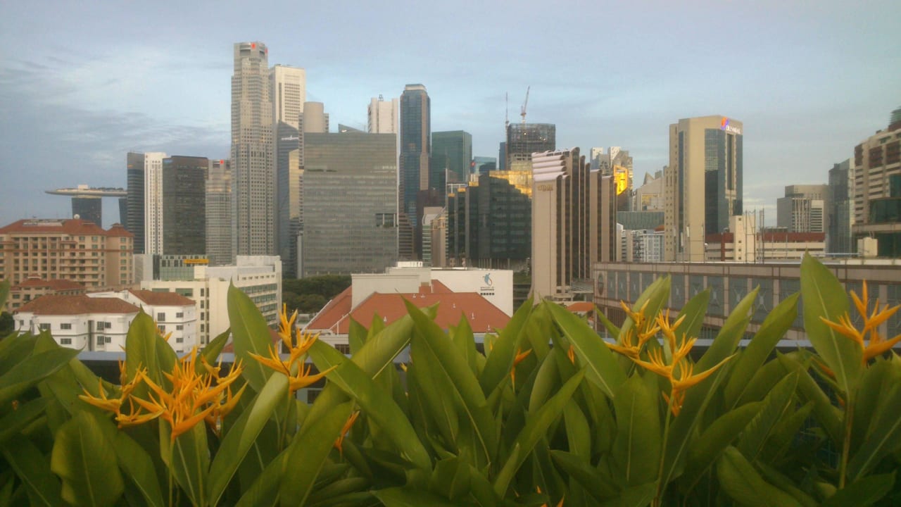 Dächer von Singapur Holiday Inn Express Singapore Clarke Quay