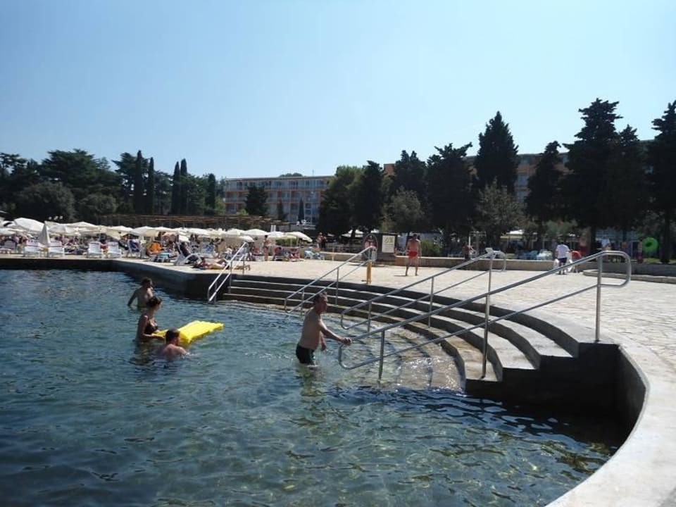 Zugang  mit Treppe Hotel Umag Plava Laguna