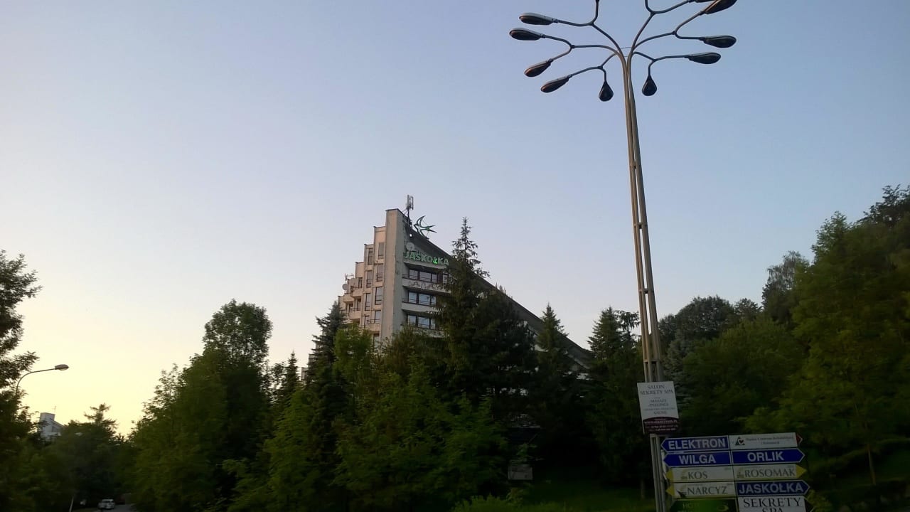 Hotel von der Strassenseite Hotel Jaskólka