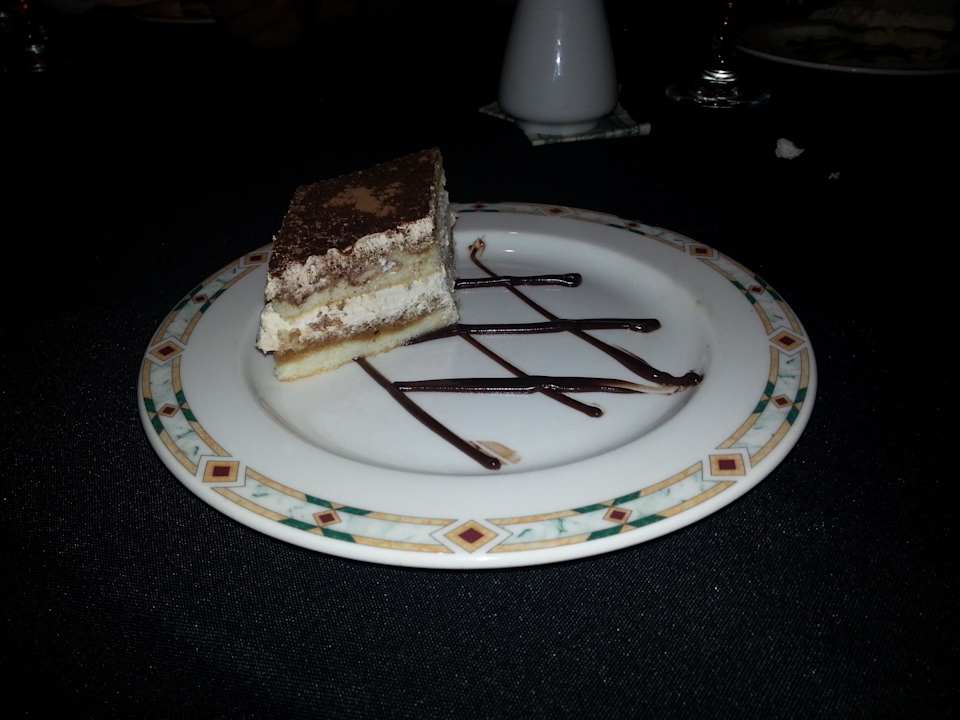 Tiramisu beim Italiener Punta Cana Princess All Suites Resort & Spa