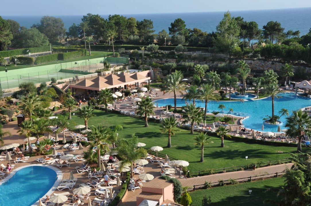 Balkonausblick vom Zimmer 561 3HB Guaraná - All Inclusive