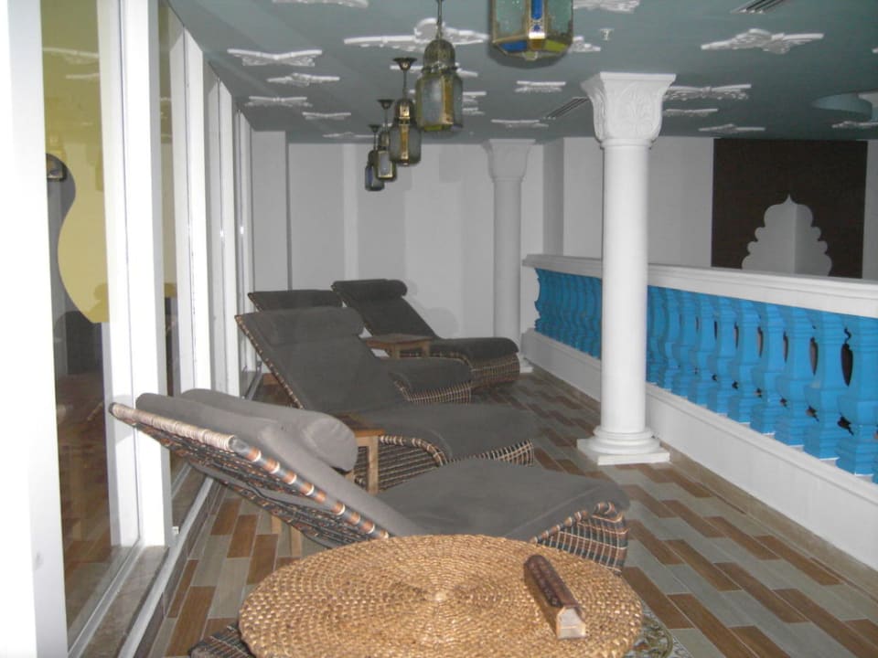 Eine der Ruhezonen im Spabereich Granada Luxury Okurcalar