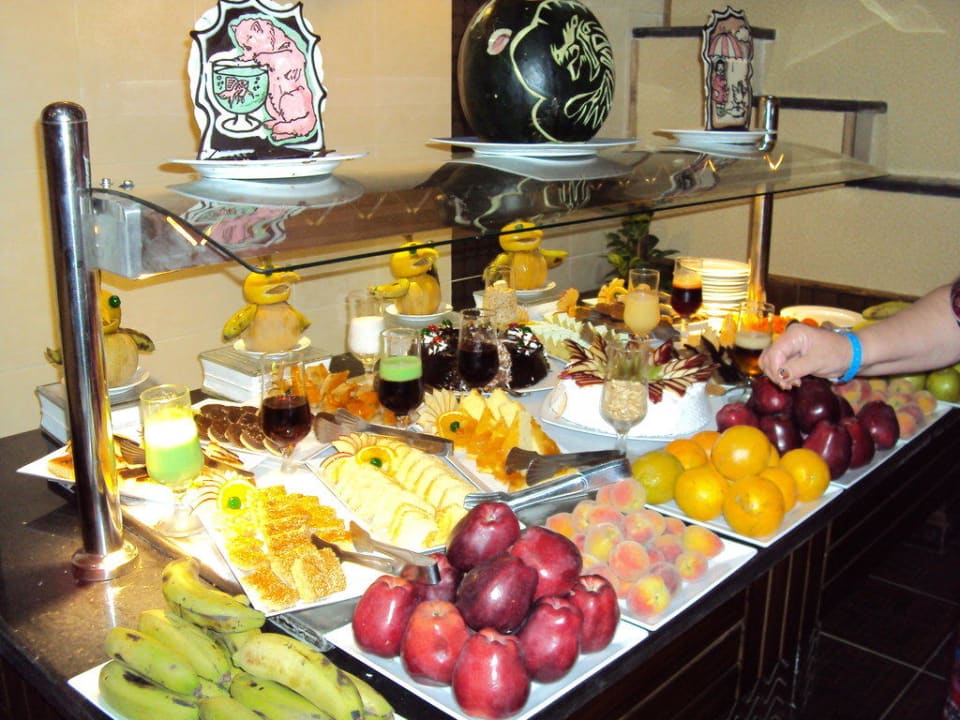 Dessertbuffet im Chinesischen Restaurant Pickalbatros Alf Leila Wa Leila Resort - Neverland Hurghada