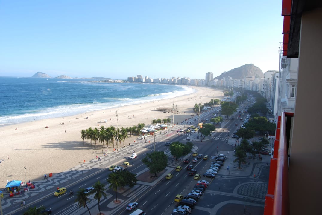 Blick vom Balkon auf den Strand Hotel PortoBay Rio de Janeiro