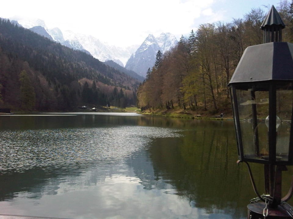 Blick auf den Riessersee Riessersee Hotel