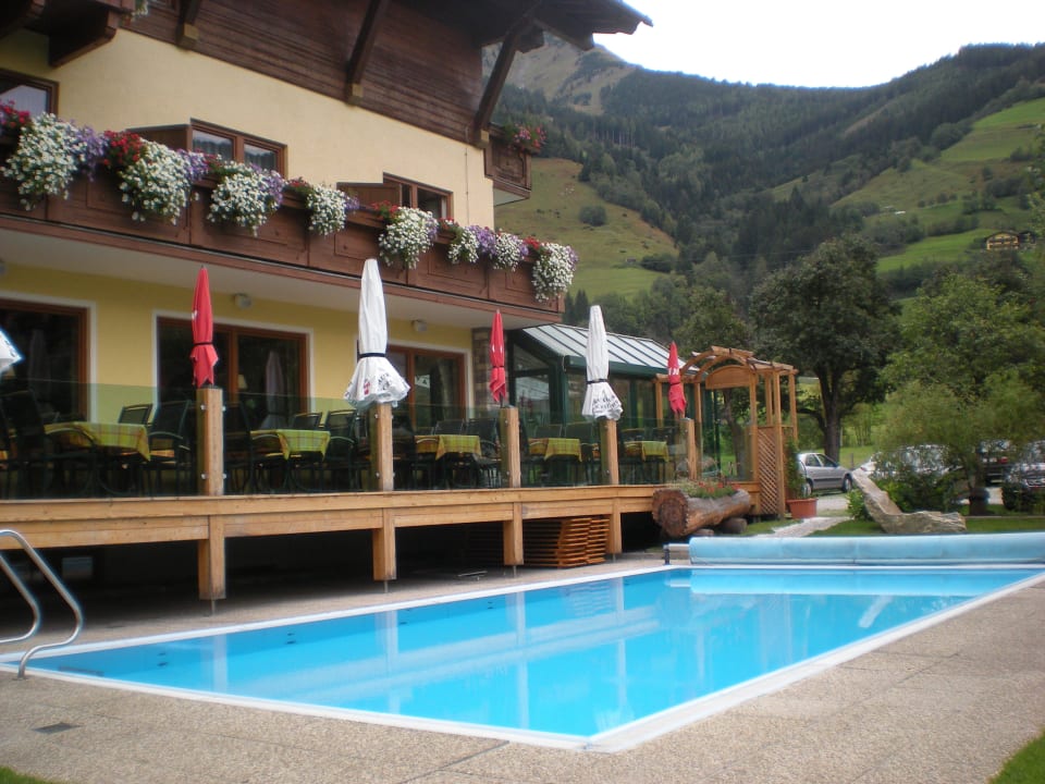 Außenpool Hotel Alpina