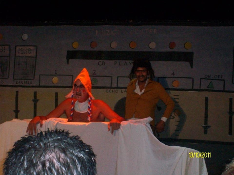 Arif bei der Comedy Telatiye Resort