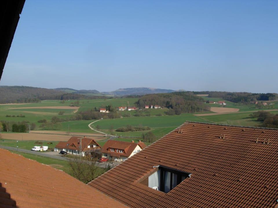 Blick vom Balkon auf die Wasserkuppe Hotel Rhön Residence