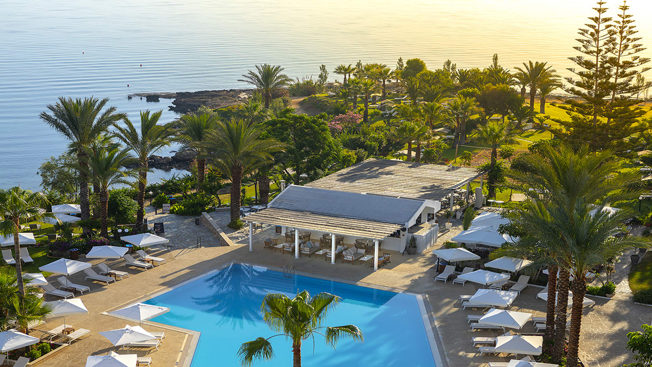 Ausblick Crystal Springs Beach Hotel