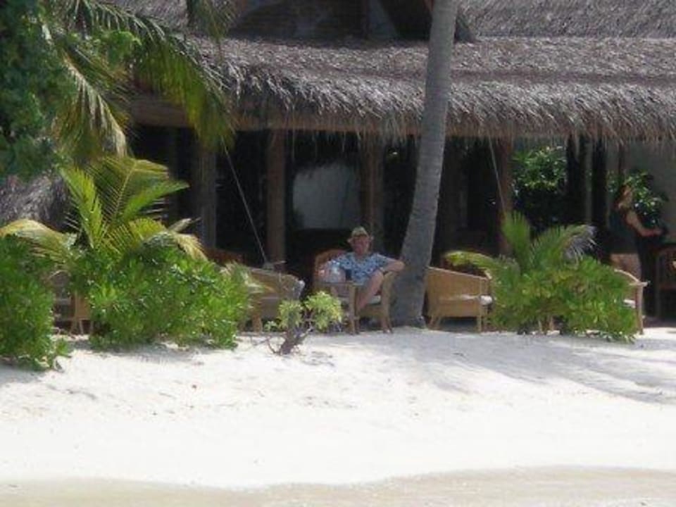 Bar vom Steg aus Kuramathi Maldives