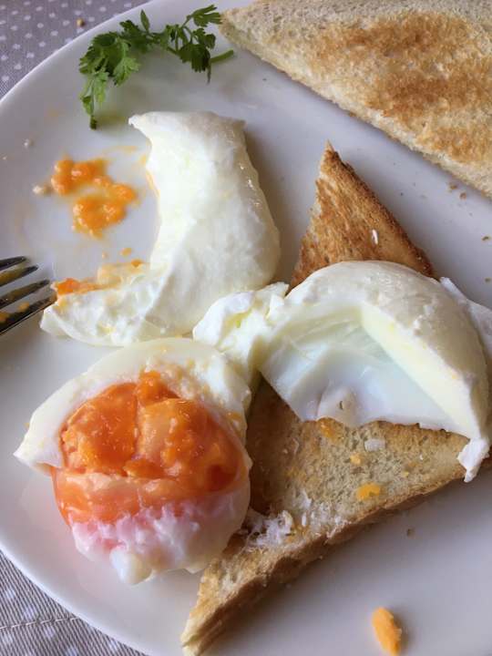 Eggs- not poached egg as ordered Hotel Indigo Newcastle and Marco Pierre White