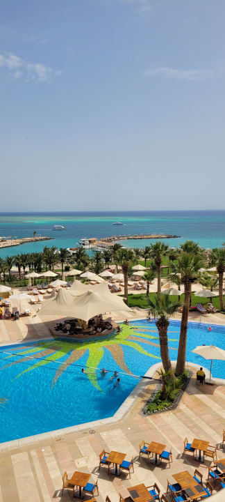 Ausblick Hilton Hurghada Plaza