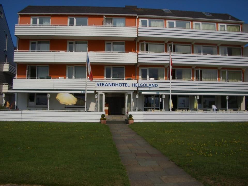 Südansicht Strandhotel Helgoland