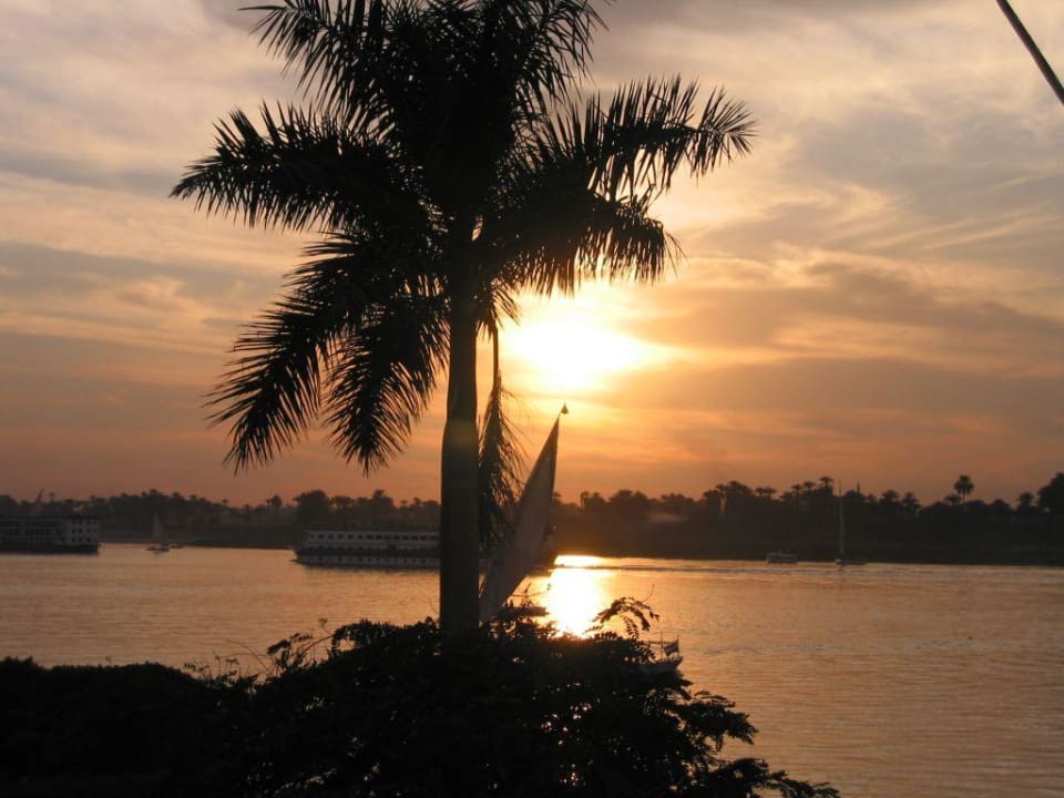 Geiler Sonnenuntergang Pyramisa Hotel Luxor