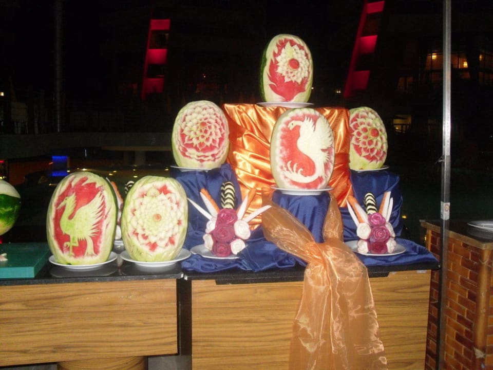 Dekorative Wassermelonen Alaiye Resort & Spa