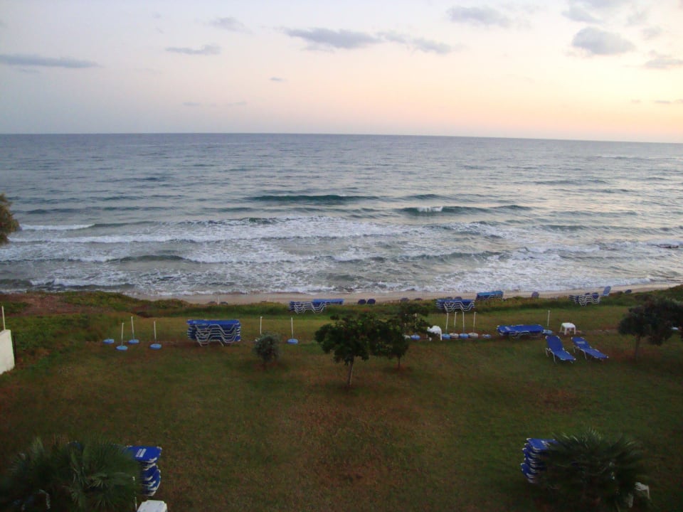 Ausblick vom Zimmer 225  Hotel Ariadne Beach