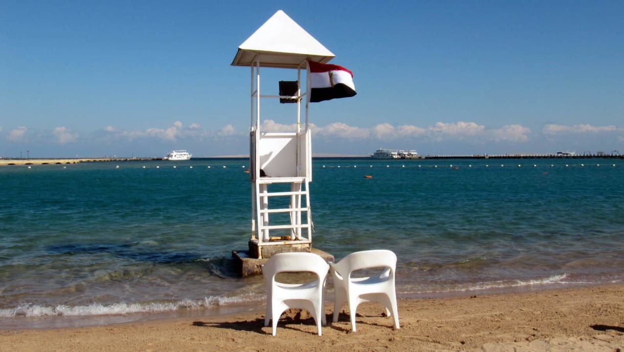 Schöner hoteleigener Strand Pickalbatros Dana Beach Resort - Hurghada
