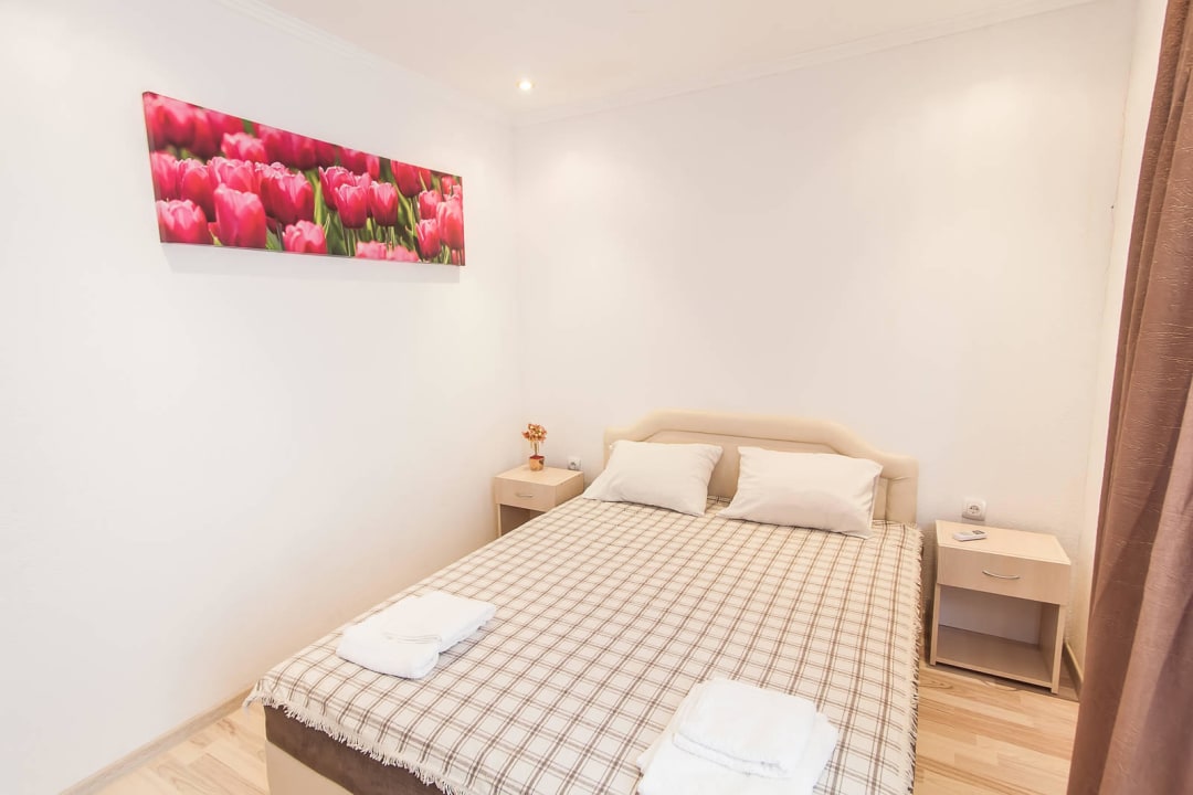 номер с двуспальной кроватью Rooms and apartments Milana