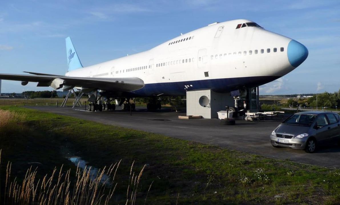View from parking area Hostel Jumbo Stay