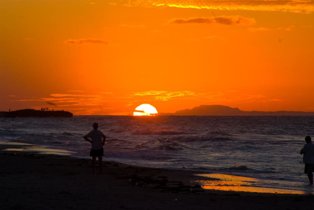 Sonnenuntergang am Hotelstrand Sol Hicacos Varadero