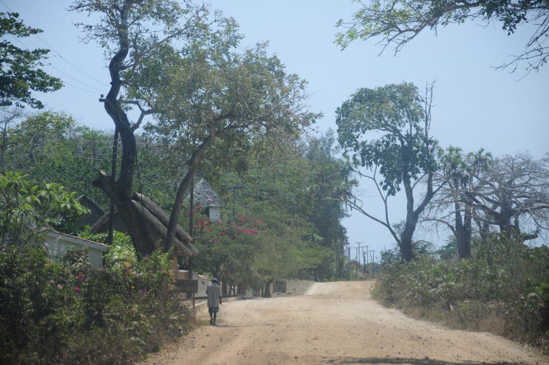 Zufahrtsstrasse Hotel Karibuni Rafiki Beach Resort