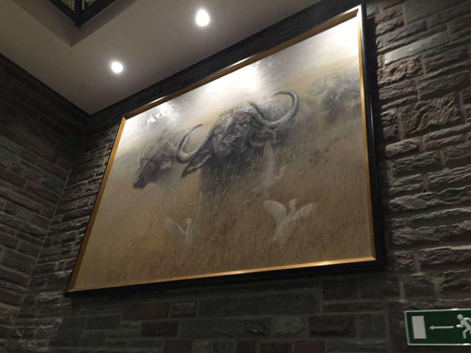 Auf der 'Afrika-Etage'...  Hotel Klostergut Jakobsberg