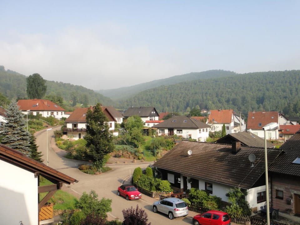 Ausblick auf Iggelbach Waldhotel Heller