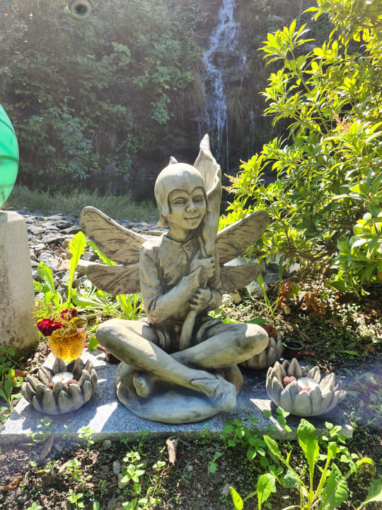 Gartenanlage Spirit & SPA Hotel Birkenhof am Elfenhain