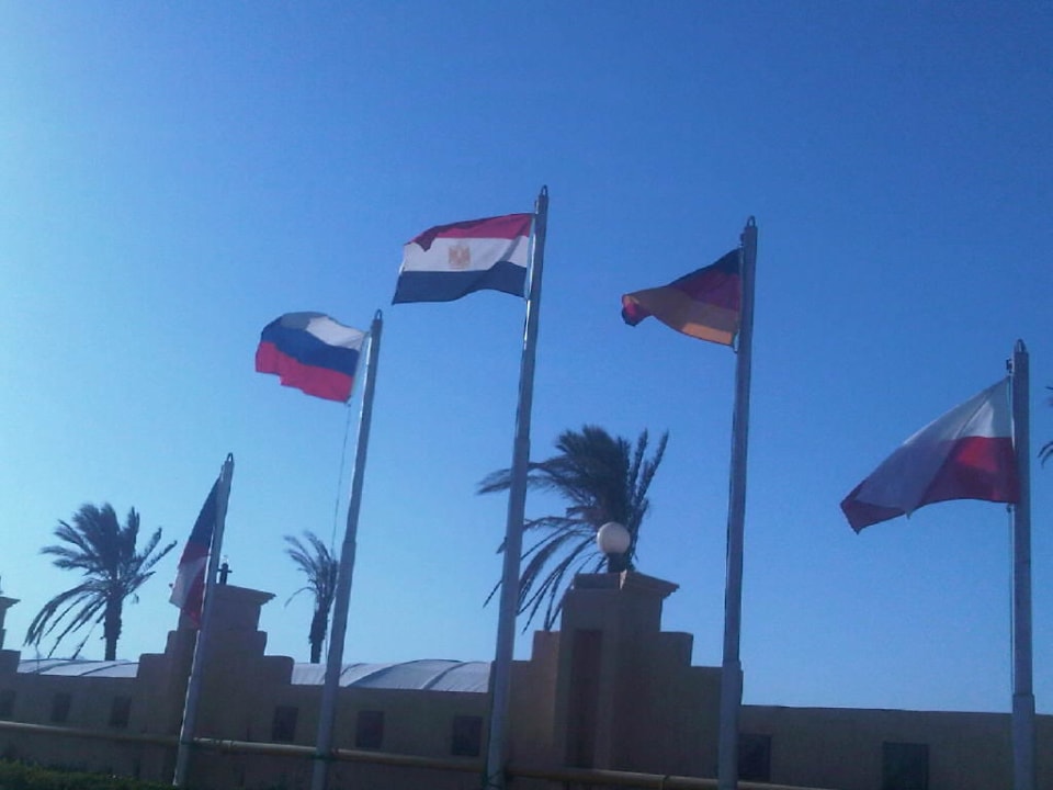 Flaggen  Shams Safaga Resort