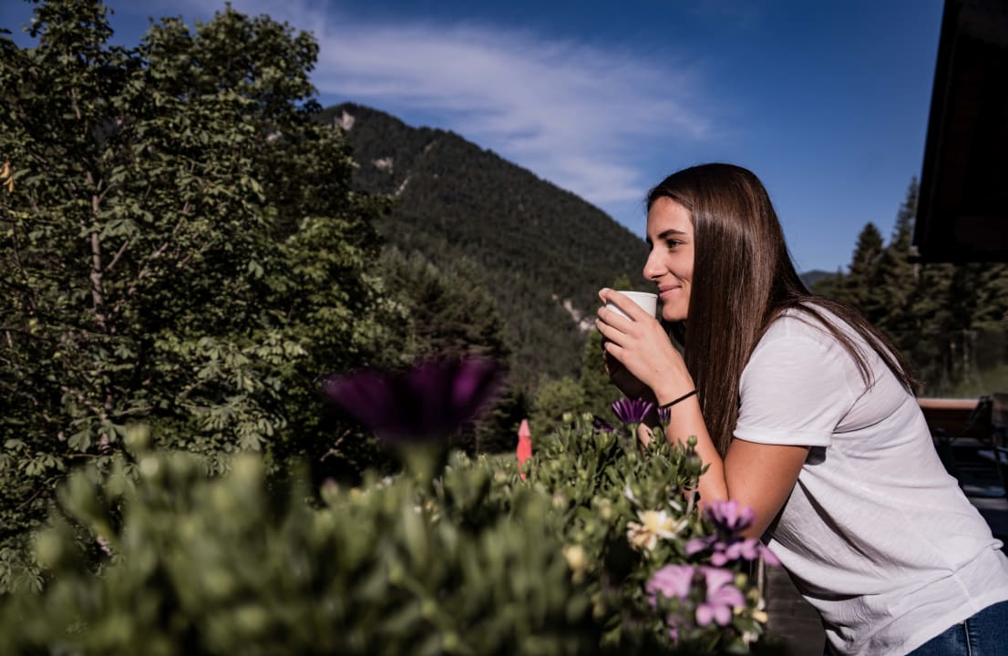 Ausblick Hotel Garni Isarlodge Wiesenhof