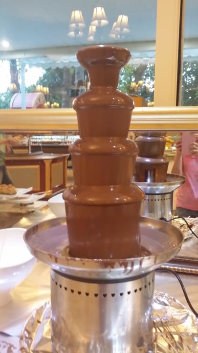A chocolate fontain Botanik Hotel & Resort