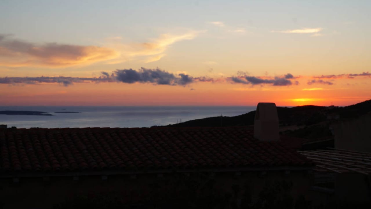 Wahnsinns-Ausblick am frühen Morgen Hotel Li Finistreddi