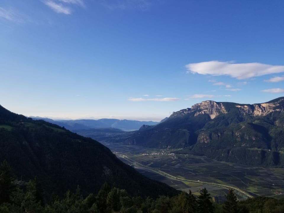 Ausblick Panoramapension Etschblick