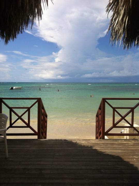 Blick vom Strandrestaurant Bahia Principe Grand El Portillo