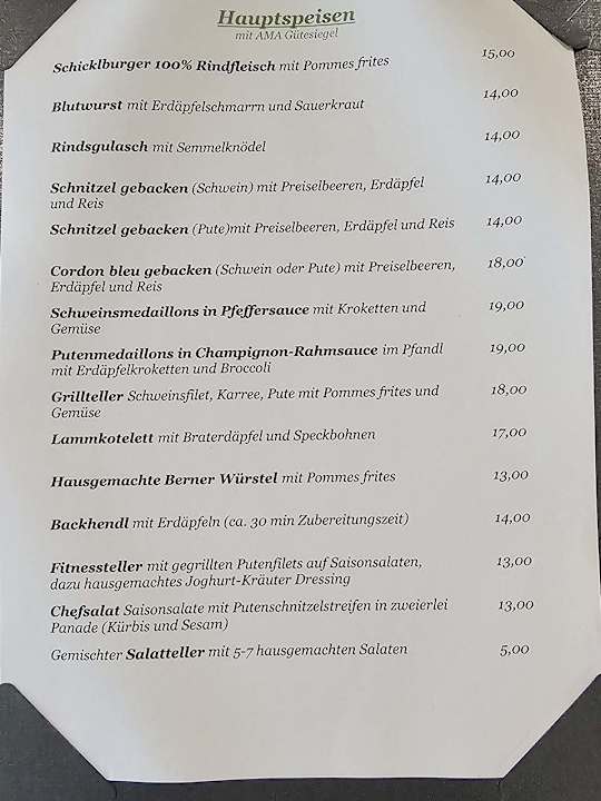 Gastro 1A Landhotel Schicklberg