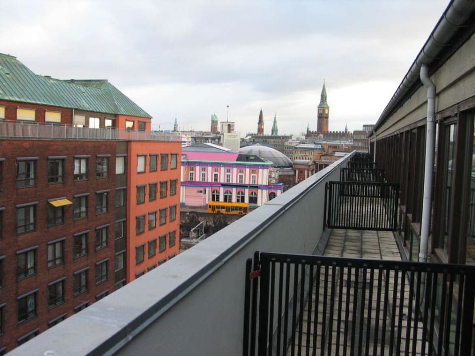 Blick vom Balkon Hotel Imperial