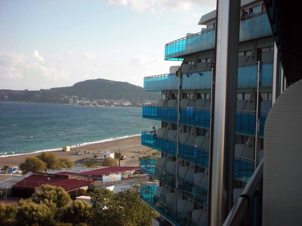 Aussicht in Richtung Faliraki Hotel Calypso Beach