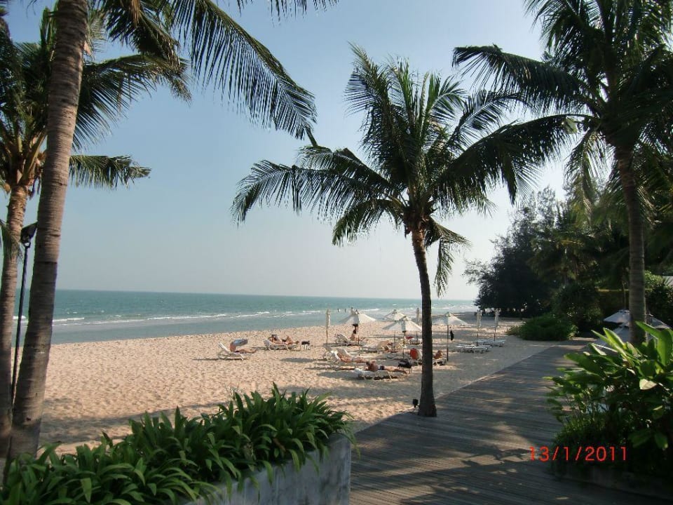 Ausblick von Strandrestaurant Veranda Resort & Villas Hua Hin Cha Am