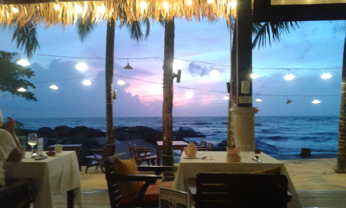 Ausblick beim Abendessen Khaolak Laguna Resort