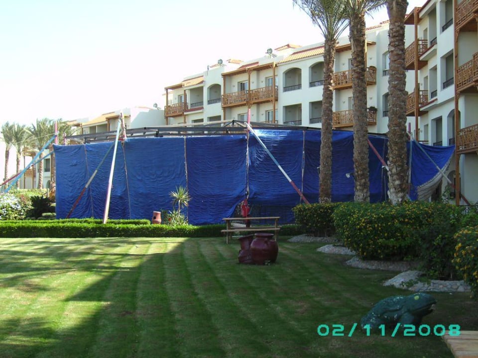 Bau des neuen Lokals Pickalbatros Dana Beach Resort - Hurghada