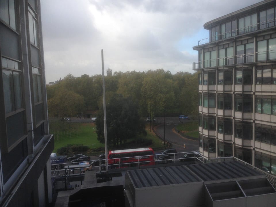 Blick auf Hyde Park London Hilton on Park Lane