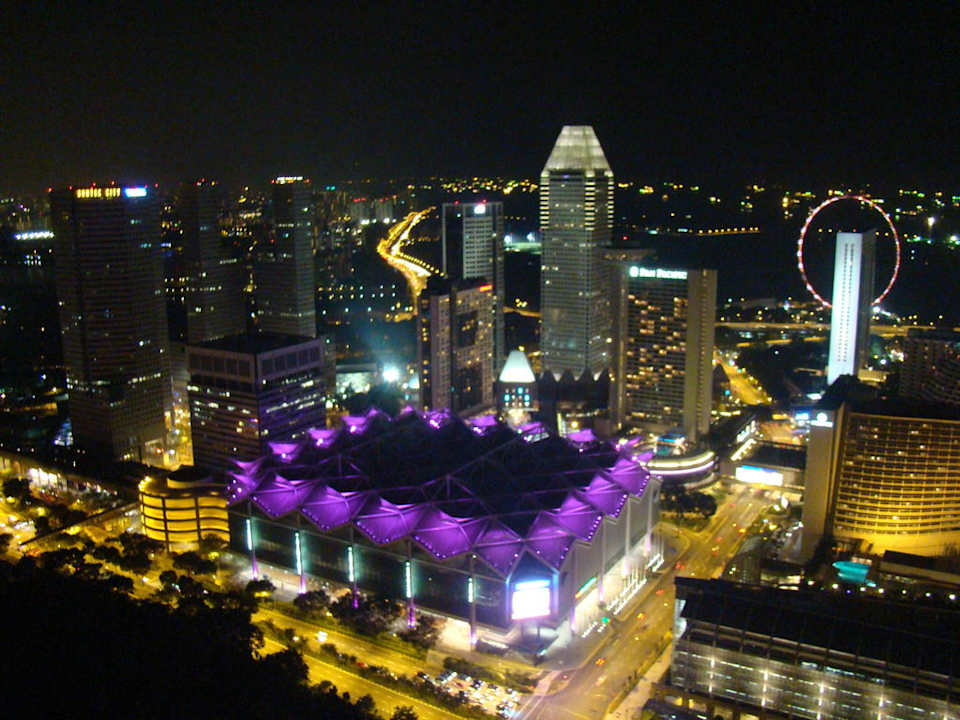 Blick von der Executive Lounge Swissotel The Stamford Singapore
