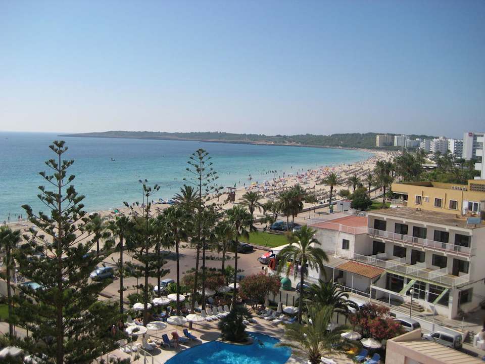 Ausblick zur rechten Seite CM Playa del Moro