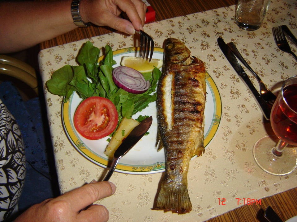 Im Fischrestaurant Club Grand Side