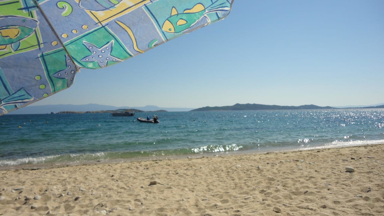 Super Strand mit glasklarem Wasser Hotel Filoxenia